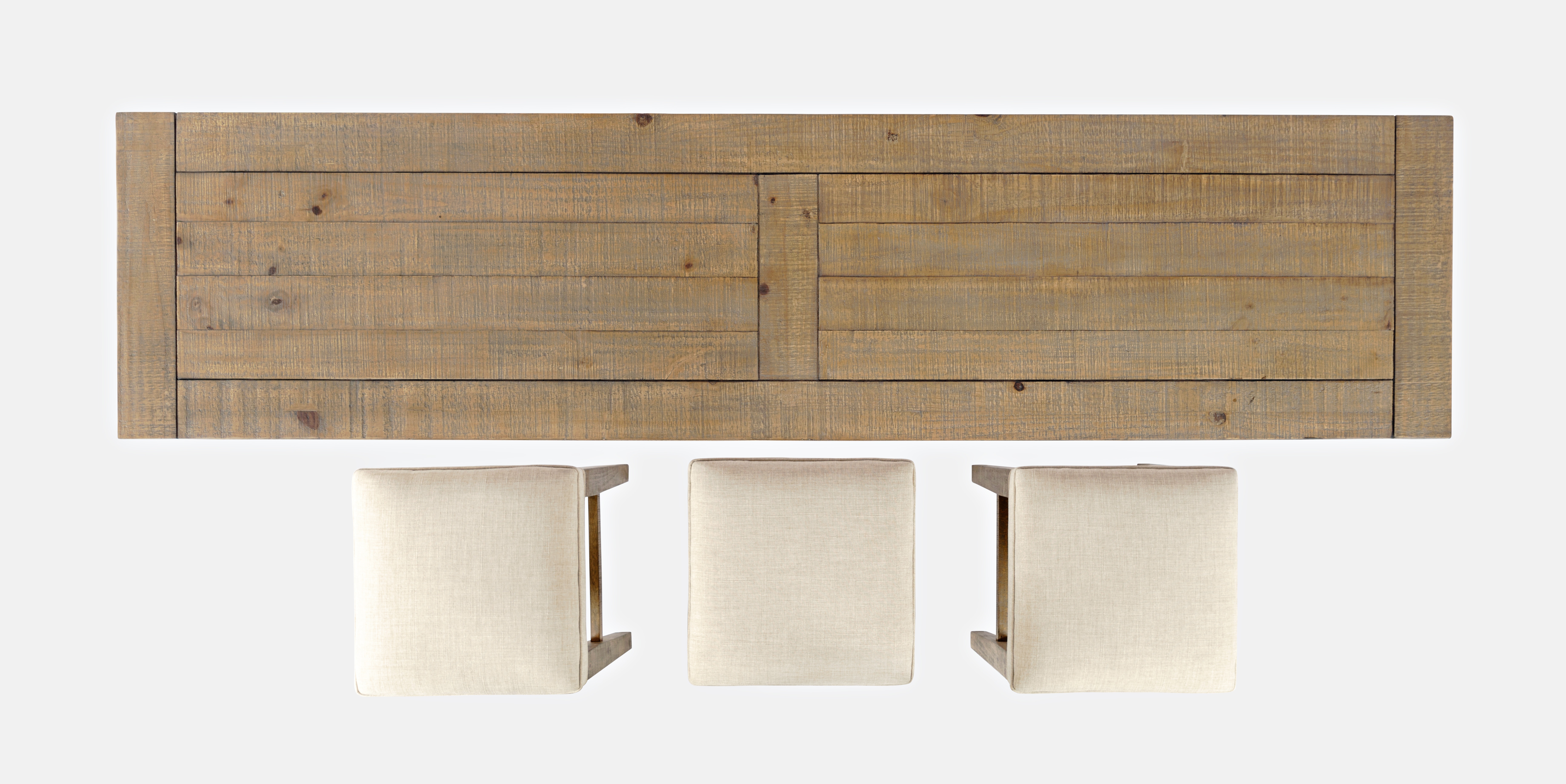 Jofran Casual Dining Carlyle Crossing 4pc Sofa Console 1921